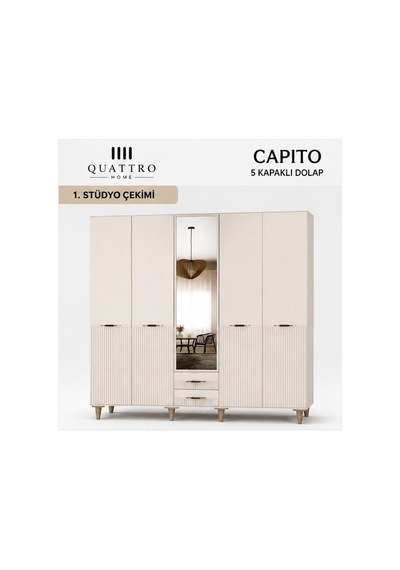 Capıto 5 Li Dolap Beyaz