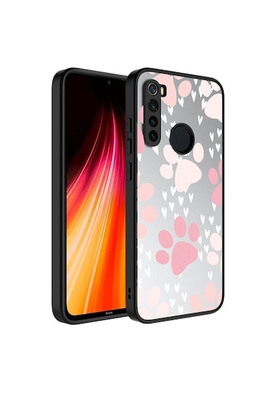 Xiaomi Redmi Note 8 Pro Kılıf Aynalı Desenli Kamera Korumalı Parlak Zore Mirror Kapak Pati