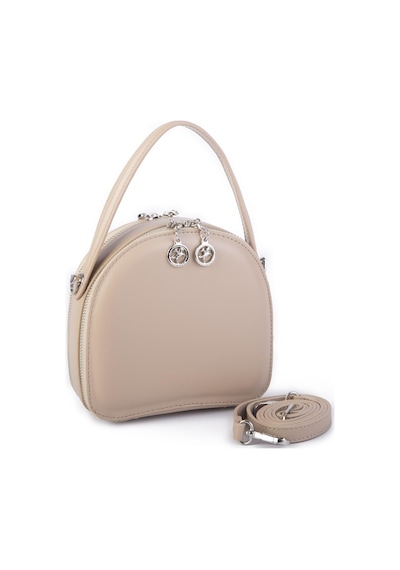 Nas Bag Mini Kadın El Ve Çapraz Çanta Kum Zra 17x17 Cm