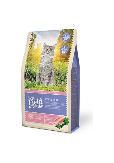 Sam's Field Somon Balıklı Tahılsız Yetişkin Kedi Maması 2500 G