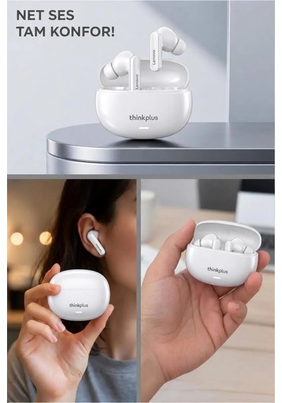 Özel Üretim Teknoloji Ofis Müzik Thinkplus Bluetooth Kulaklık Lp51 Pro Beyaz