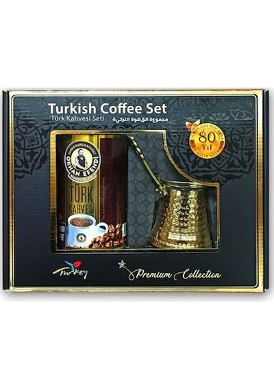 Premium Collection Cezveli Türk Kahvesi Seti