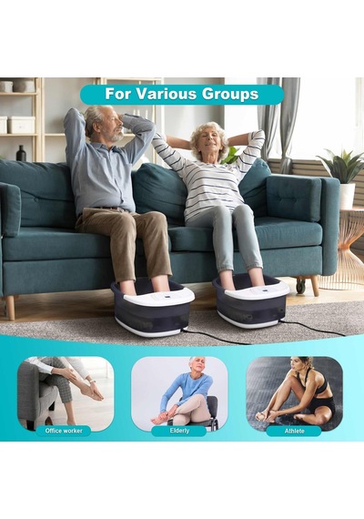 Ecarbme Isı Kabarcıkları Ve Titreşim Masajı Ve Jetleri İle Ayak Spa Banyosu Masajı, 453.6g Çay Ağacı Yağı Ayak Islatma Epsom Tuzu, 22 Silindirli Ayak Sağanak, Hızlı Isıtma, Ayarlanabilir Sıcaklık Ecarbme Isı Kabarcıkları Ve Titreşim Masajı Ve Jetleri İle Ayak Spa Banyosu Masajı, 453.6g Çay Ağacı Yağı Ayak Islatma Epsom Tuzu, 22 Silindirli Ayak Sağanak, Hızlı Isıtma, Ayarlanabilir Sıcaklık