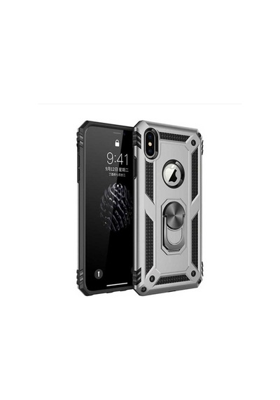 Apple Uyumlu iPhone Xs Max 6.5 Kılıf Zore Vega Kapak Gri