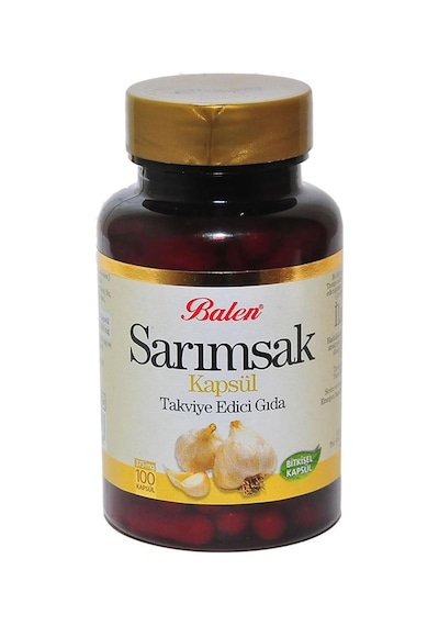 Balen Sarımsak Kapsülü Takviye Edici Gıda 375 MG x 100 Adet