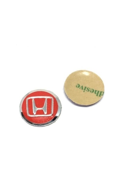 Honda Kırmızı Araç Anahtar Logo Amblemi Kumanda Logo Çap: 14 Mm 2 Adet