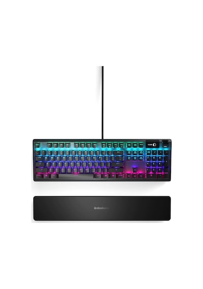 Steelseries Apex 5 Usb Kablolu RGB Işıklı Hibrit Blue Switch Mekanik Oyuncu Q Klavye