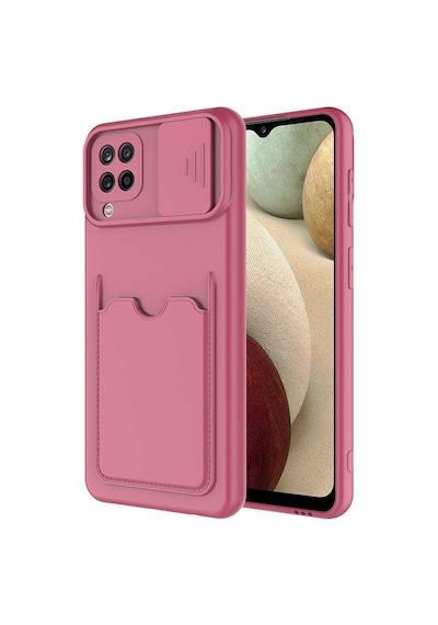 Zore Galaxy Uyumlu M32 Kılıf Kartix Kapak - Koyu Mor Koyu Mor