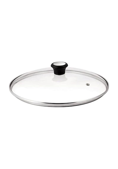 Cam Kapak - 28 Cm Açık Gri