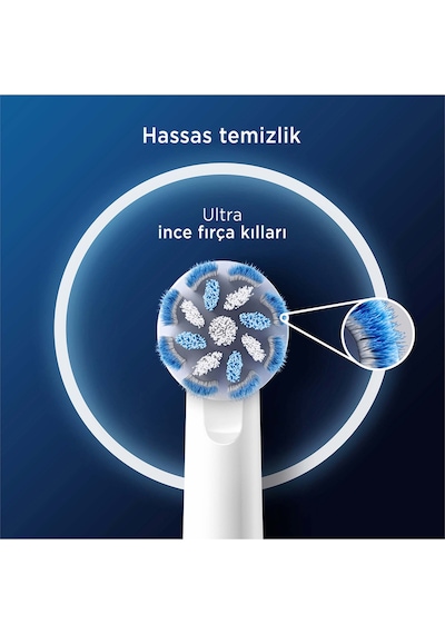 Oral-B Pro Sensitive Clean X-Filament Şarjlı Diş Fırçası Yedek Başlığı 2 Adet