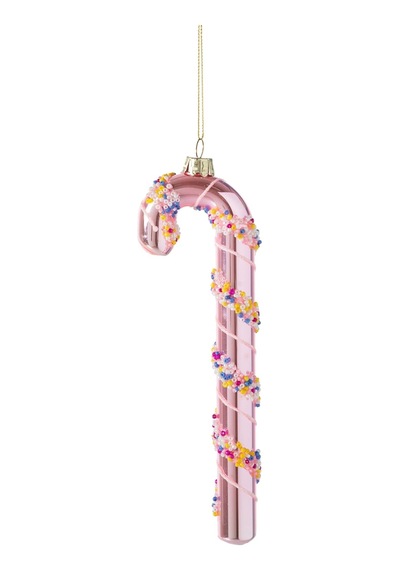 Candy Ağaç Süsü 20cm Açık Ahşap