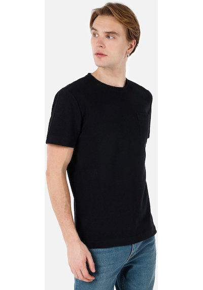 Colin's Colins Regular Fit Yuvarlak Yaka Düz Erkek Siyah Kısa Kol Tişört Cl1067785 Q1.v1 Blk Siyah