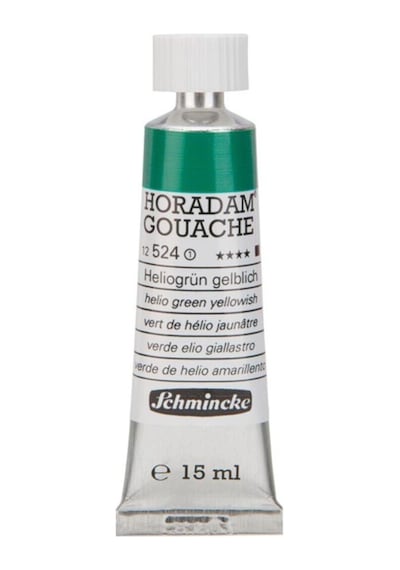 Schmincke Horadam Gouache Artist Guaj Boya 15 Ml Seri 1 524 Helio Green Yellowish Çok Renkli