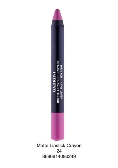 Matte Lipstick Crayon Dudak Kalemi No: 24 Çok Renkli