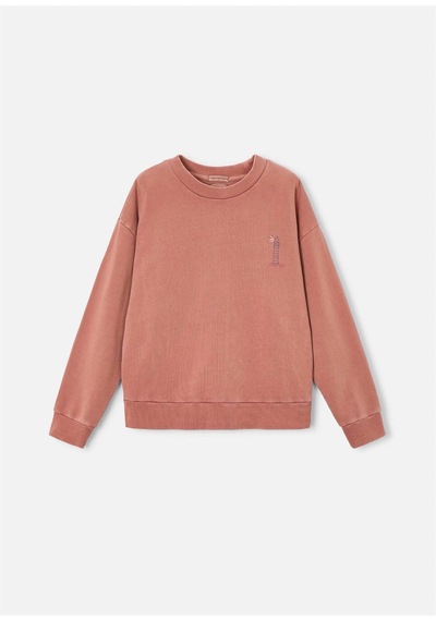 The Boston Kids Erkek Çocuk Baskılı Sweatshirt Tarçın 6423
