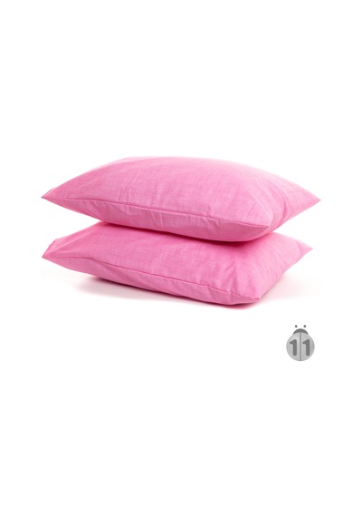 Mer-Tim 2'Li 50X70 Ranforce Pembe Yastık Kılıfı