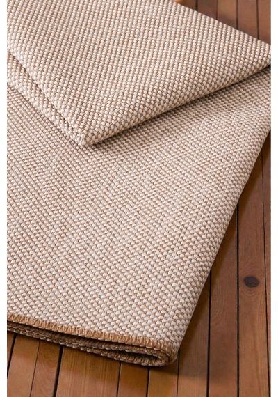 Doğal Jüt Görünümlü Düz Dokuma Kilim Açık Bej Minimal Tasarım Bej Bej