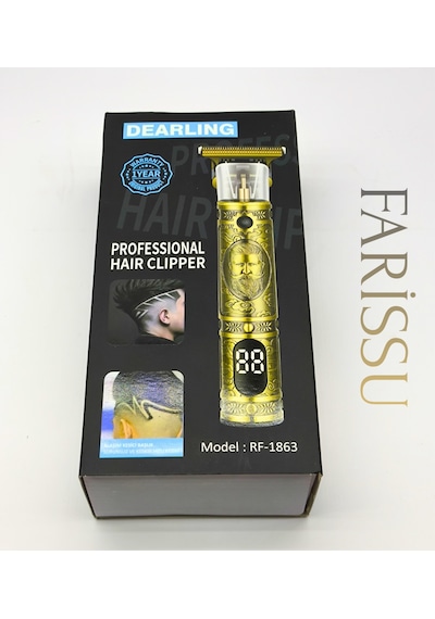Dearling Rf-1863 Antika Tasarım Profesyonel Kablosuz Saç Sakal Traş Makinesi Dearling Rf-1863 Antika Tasarım Profesyonel Kablosuz Saç Sakal Traş Makinesi