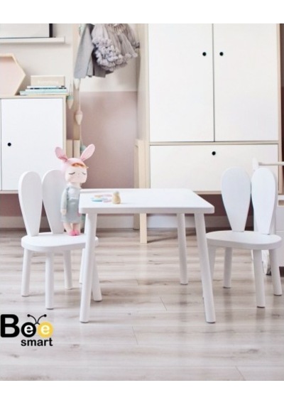 Bee Smart Ms-24 Full Beyaz Sandalye Seti 1 Masa 2 Sandalye BEESMART.006 Diğer