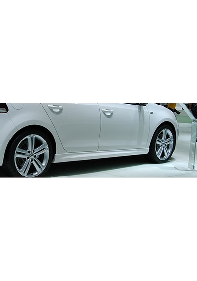 Renault Megane 3 Hb R Yan Marşpiyel Seti Mat Siyah Plastik 2 Adet