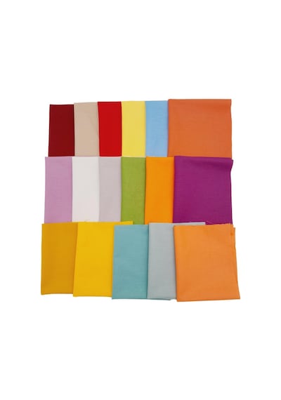 Angel Çanta Aksesuar 30x25 Cm Pamuklu Patchwork Kırkyama Parça Kumaş Set:03