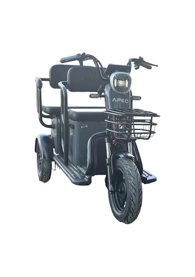 Apec Apm5 2024 Model 3 Tekerli Elektrikli Motosiklet Gri