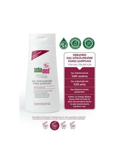 Saç Dökülmesine Karşı Güçlendirici Kafein Ve Ginkgo Biloba İçerikli Onarıcı Şampuan 400 Ml Ph 5.5