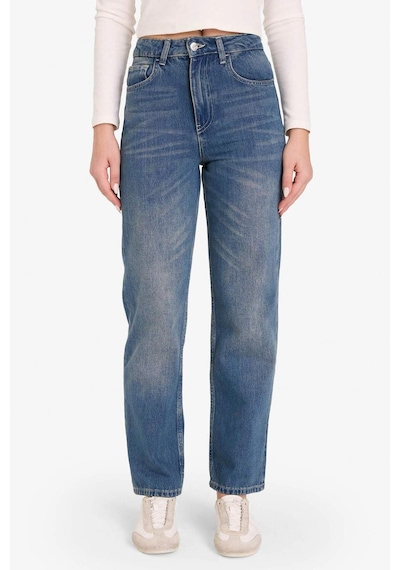 Defacto Mom Fit Yüksek Bel Bilek Boy Jean Yıkamalı Pantolon G6898ax25cwnm35 Mavi-nm35 Defacto Mom Fit Yüksek Bel Bilek Boy Jean Yıkamalı Pantolon G6898ax25cwnm35 Mavi-nm35