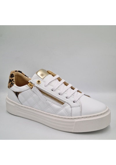 Mammamia D25ka-7305 Beyaz Hakiki Deri Kadın Deri Sneaker Beyaz