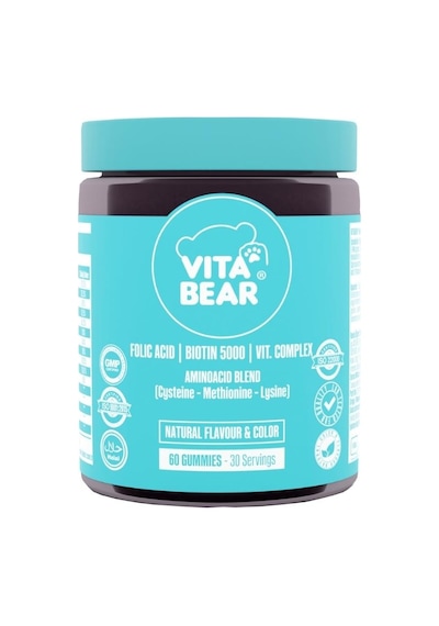 Vita Bear Sleepy Bear 60 Kapsül + Strong Hair Gummy Vitamin 60 Kapsül
