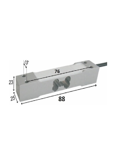 Alüminyum Yüksek Hassasiyetli Yük Hücresi-Loadcell  Czl-A 40 ML
