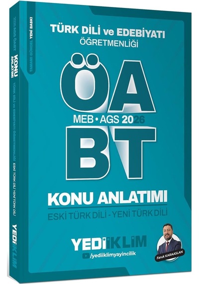 Yediiklim 2026 Meb Ags Öabt Türk Dili Ve Edebiyatı Öğretmenliği Eski Türk Dili Yeni Türk Dili Konu Anlatımı
