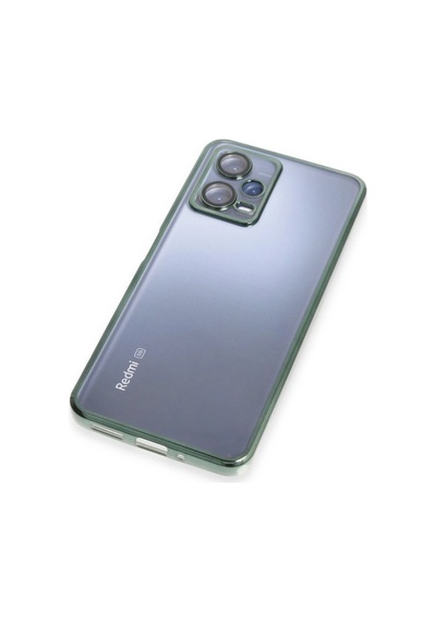 Xiaomi Redmi Note 12 5g Kılıf Razer Lensli Silikon - Yeşil -