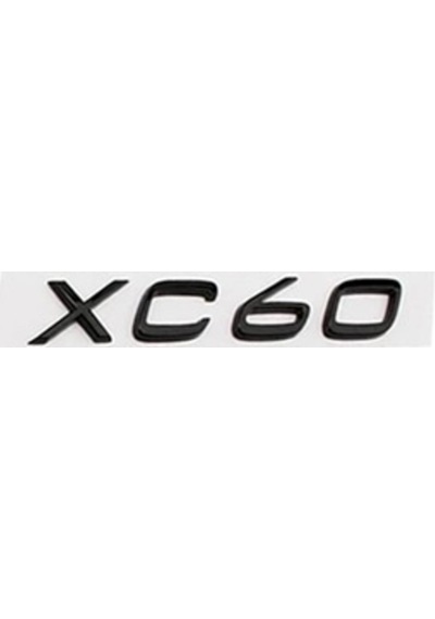 Volvo Uyumlu Xc60 Siyah Yazı
