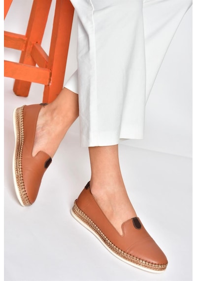 Fox Shoes P555000103 Taba Hakiki Deri Günlük Kadın Ayakkabı Taba-hakiki Deri Taba
