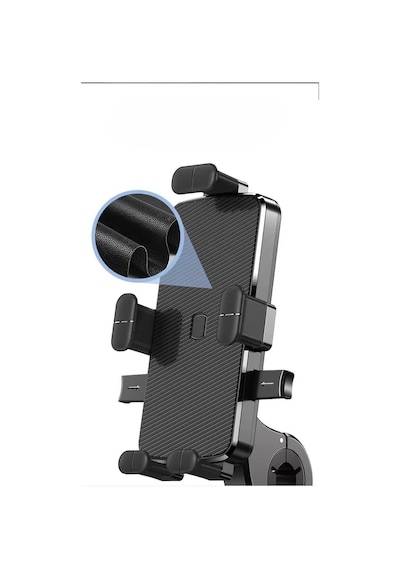 360 Koruma Bisiklet Motorsiklet Scooter Atv Motosiklet Gidon Bağlantılı Telefon Tutucu Tutacağı