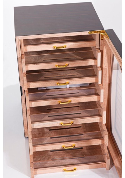 La Rioja 7 Çekmeceli Sedir Humidor Puro Kutusu - Tr6723