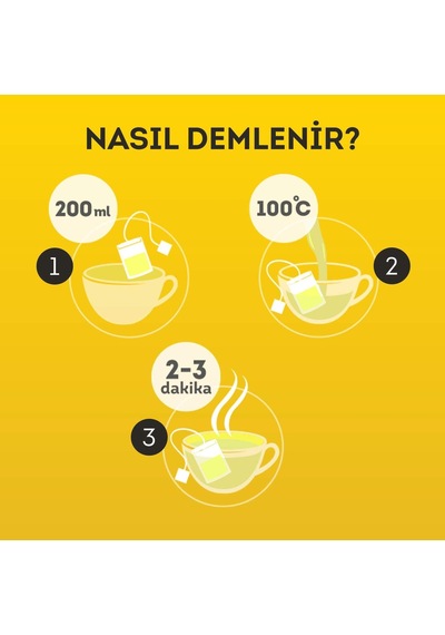 Lipton Kuşburnu Bardak Süzen Poşet Bitki Çayı 20'li Paket X 4 Adet
