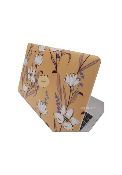 Macbook Pro 16 Kılıf Baskılı Sert Hard Case İnce Hafif Darbe Çizilme Koruma Mat Yüzey Uyumlu Macbook Pro A2141 2019 Sarı 01