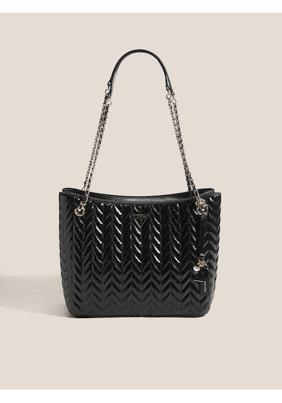 Guess Cheryl Kadın Tote Omuz Çantası Hwtq9720220 Siyah