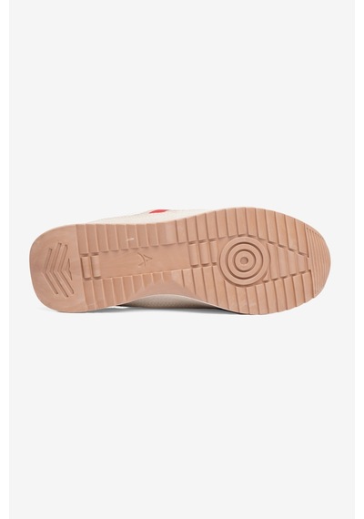 Mubiano Kadın Paraşüt Sneaker Süet Detaylı Taş Aksesuarlı Günlük Spor Ayakkabı Leya Bej