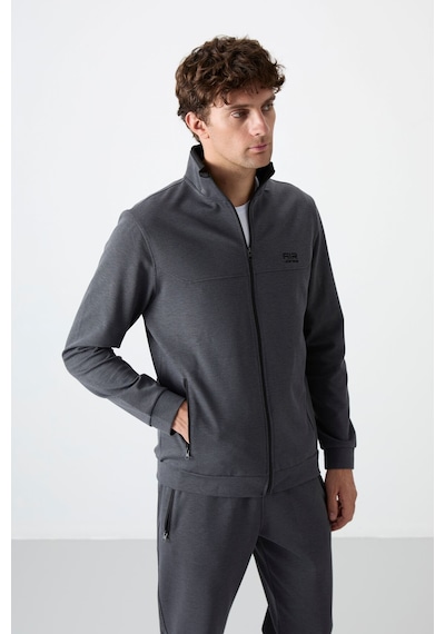 Tommy Life Hugo Koyu Gri Jogger Erkek Eşofman Takım - 85198 Koyu Gri
