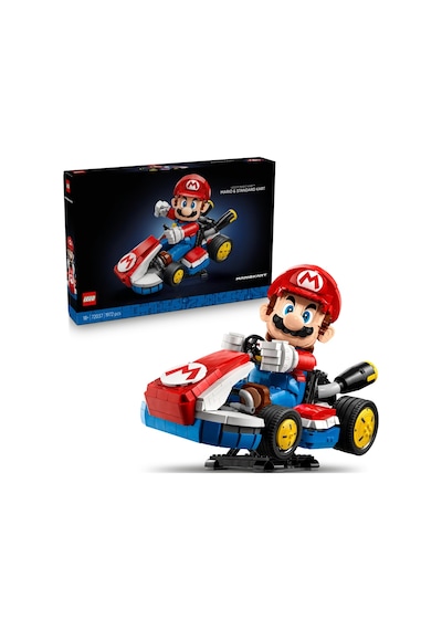 LEGO® Super Mario™: Mario Kart™  Mario ve Standard Kart 72037 - Yetişkinler için Koleksiyonluk Yaratıcı Sergileme Modeli Yapım Seti (1972P)