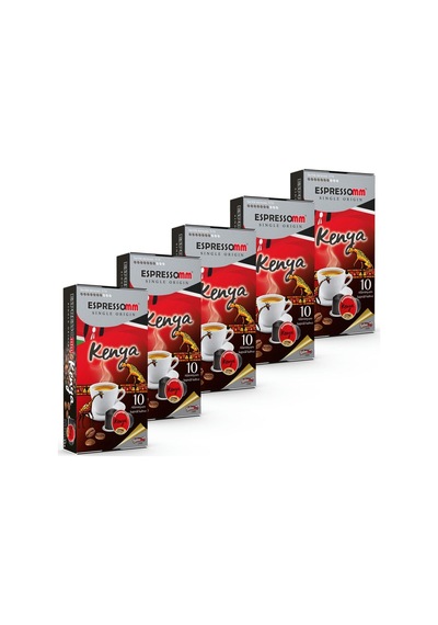 Espressomm® Single Origin Kenya Alüminyum Kapsül Kahve 50 Adet