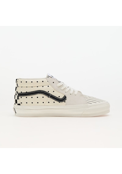 Vans Unisex Sk8-mid Reissue 83 Lx Pattern Clash Marshmallow Beyaz Sneaker Beyaz