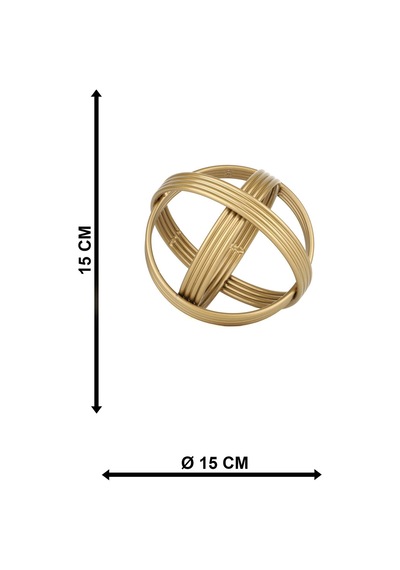 Satürn Metal Aksesuar Eskitme 15 Cm