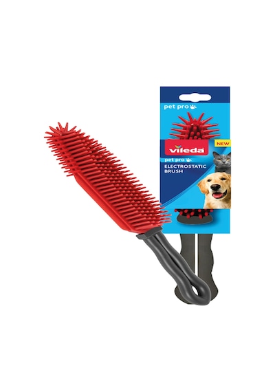 Vld0000000469 Vileda Pet Pro Elektrostatik Tüy Toplayıcı Fırça, Dar Alanlar İçin İdeal, Yıkanabilir, Uzun Ömürlü Vileda