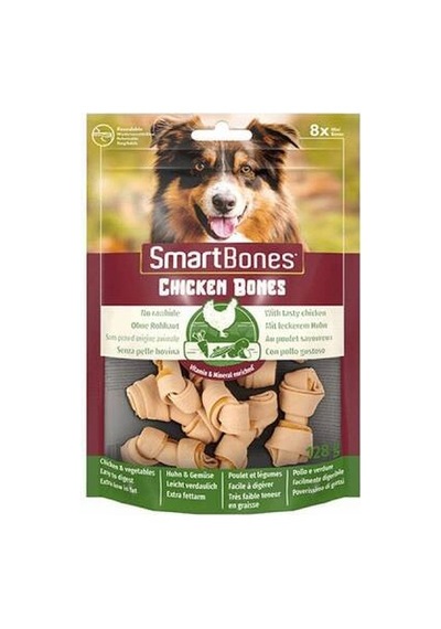 Ulupazarlama Smartbones Tavuklu Düğüm Köpek Ödül Kemiği Mini 128 Gr Çok Renkli