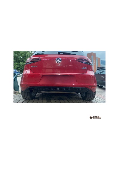 Kit Garaj Golf 7 Gti Difüzör Plastik Boyalı