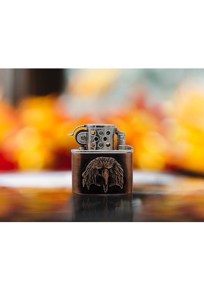 Zekupp Joker Çakmak - Zippo Kartal Başı Tasarımlı Çakmak N11.3503